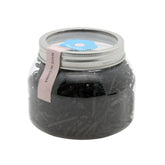 Hair Tie RB Black(500PCS) in reusable jar, containing 500 mini black rubber hair ties for sleek and tidy hairstyles.